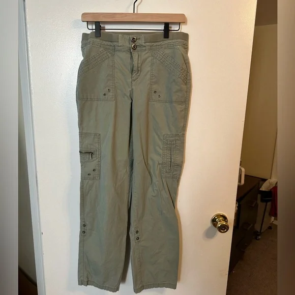 Vintage Army Green Cargo Pants - Picture 1 of 4